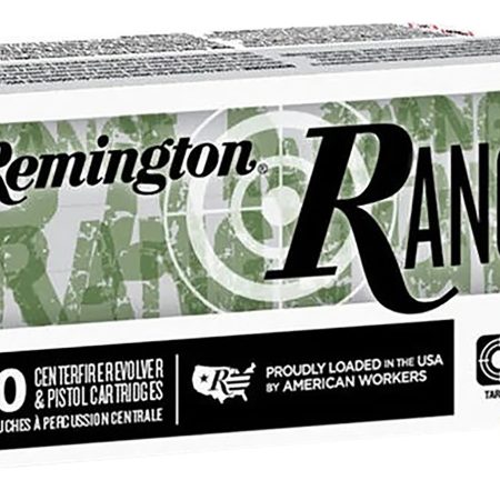 Remington Ammunition R27780 Range  9mmLuger 124gr Full Metal Jacket 50 Per Box/20 Case