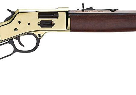 Henry H006GC Side Gate 45 Colt (LC) 10+1 20" Blued Octagon Barrel, Polished Brass Rec, American Walnut Stock, Adj. Sight