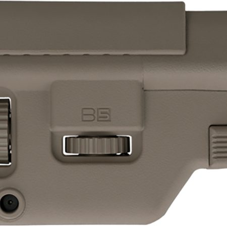 B5 Systems CPS1305 Precision FDE Synthetic Adjustable with Cheek Riser Fits AR-Platform