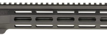 Bushmaster 0040011BLK Bravo Zulu Complete Upper 5.56x45mm NATO 16" CMV Nitride, Black, Flat Top Aluminum Rec, 14" BFI M-LOK Handgaurd, Snake Charmer Muzzle Brake, Mid-Length Gas, Fits AR-15