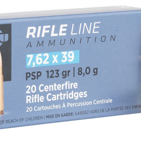 TR&Z PP739P Metric Rifle Rifle Line 7.62x39mm 123 gr Pointed Soft Point 20 Per Box/ 50 Case