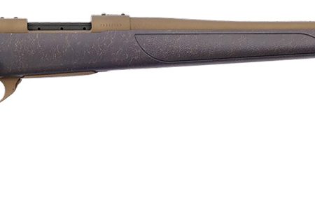 Weatherby VWB222RR4T Vanguard Weatherguard 22-250 Rem 5+1 24" Threaded, Burnt Bronze Barrel/Rec, Black with Bronze Webbing Monte Carlo Stock