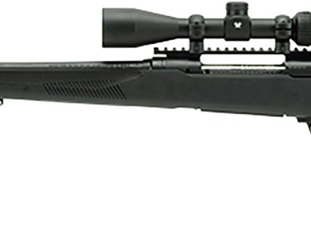 Savage Arms 58131 110 Apex Hunter XP 400 Legend 4+1 18" Carbon Steel, Black, Synthetic AccuFit Stock, Vortex Crossfire II 3-9x40mm Scope Left Hand