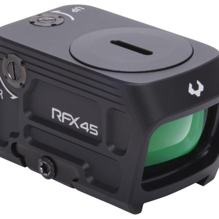 Viridian 9810053 RFX45  Black Anodized 1 x 24 mm x 15.5 mm 5 MOA Green Dot ACRO/RMR