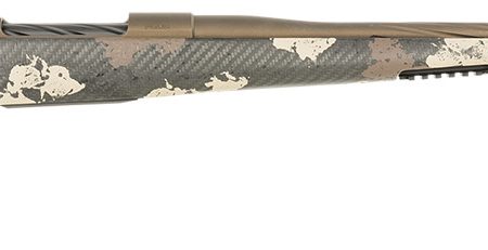 Fierce Firearms FRG7PRC24MM Twisted Rage  Full Size 7mm Rem 3+1 24" Midnight Bronze Cerakote Fluted Threaded Barrel & Receiver, Trophy Camo C3 Carbon Rage w/Pic Rail Carbon Fiber Stock