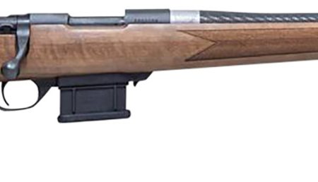 Howa HWHCF6ARC M1500 Mini Action Hunter 6mm ARC 5+1 20" Black Carbon Fiber Wrapped Barrel, Black Drilled & Tapped Steel Receiver, Walnut Fixed Stock, Right Hand