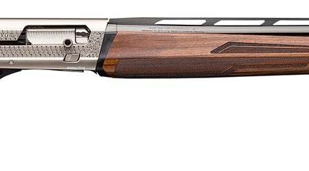 Browning 011744304 Maxus II Ultimate 12 Gauge 3" Chamber 4+1 (2.75") 28" Gloss Blued Vent Rib Barrel, Matte Nickel Rec, Grade III Gloss Walnut Furniture, LPA Fiber Optic Sight, 3 Chokes