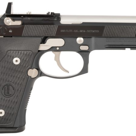 Langdon Tactical Tech LTT92ETJNRR Beretta 92 Elite  9mm Luger 18+1 4.70" Stainless Steel Barrel, Black Optic Cut/Serrated Steel Slide, Black Cerakote Frame w/Picatinny Rail, Black VZ G10 Grip