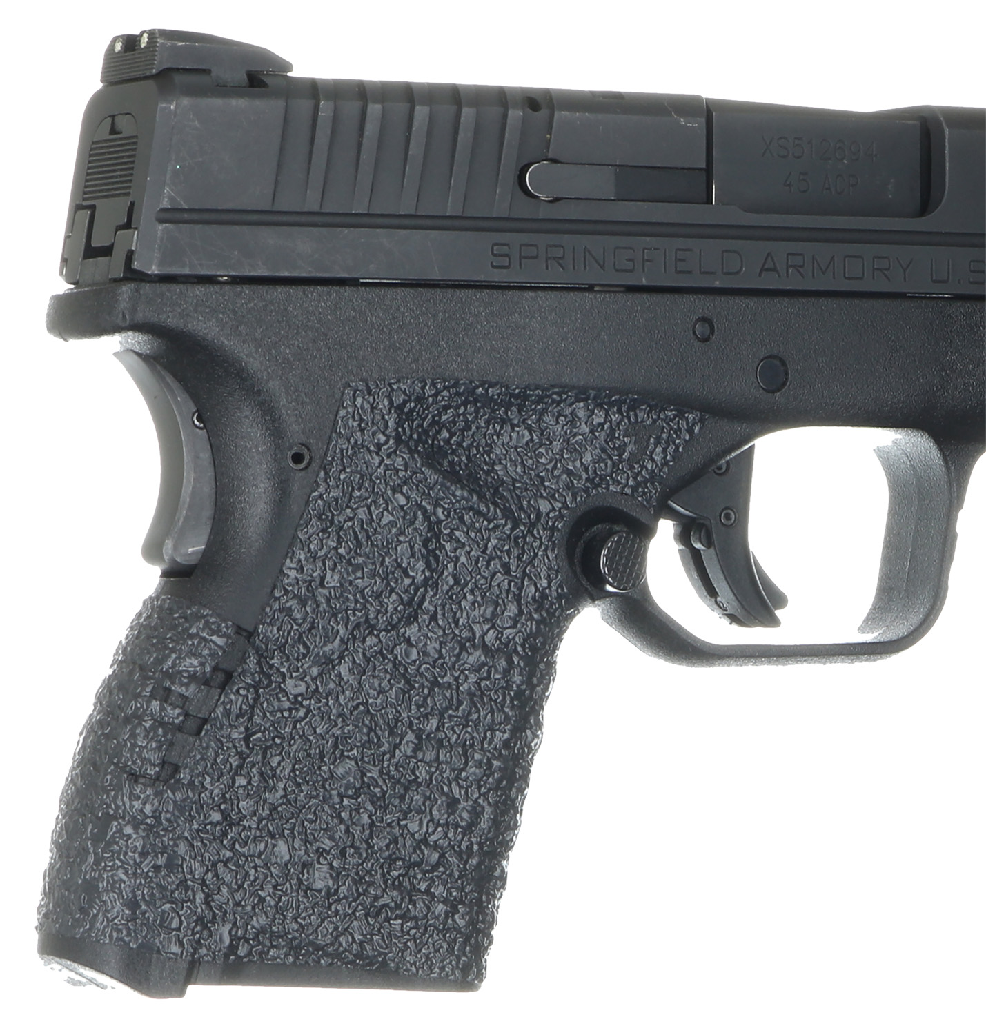 Talon Grips EV09R Adhesive Grip Textured Black Rubber, Fits Springfield XD-S (9/45)