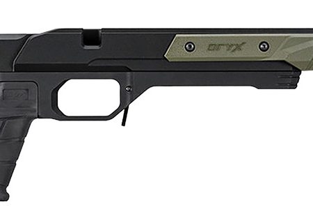 Mdt Sporting Goods Inc 103725ODG Oryx Chassis OD Green/Black Aluminum, Adj. Cheekrest, M-LOK Forend, AR-Style Grip, Barricade Stop, AICS Mag Compatible, Fits Short Action Ruger American