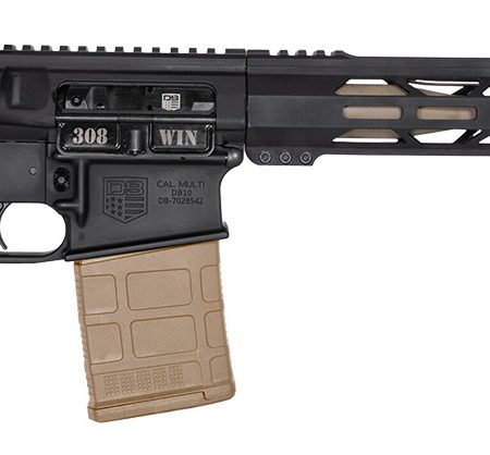 Diamondback DB105AC221 DB10  308 Win 20+1 16" FDE Chromoly Barrel, Black Rec/M-Lok Handguard, FDE Magpul Carbine Stock/K2 Grip