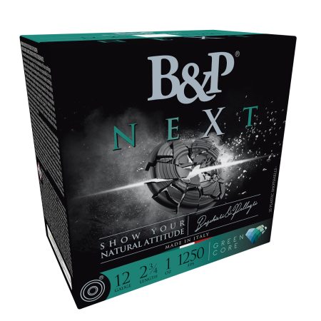 B&P Ammunition 12B1NX8 Next 12Gauge 2.75" 1oz 8Shot 25 Per Box/10 Case