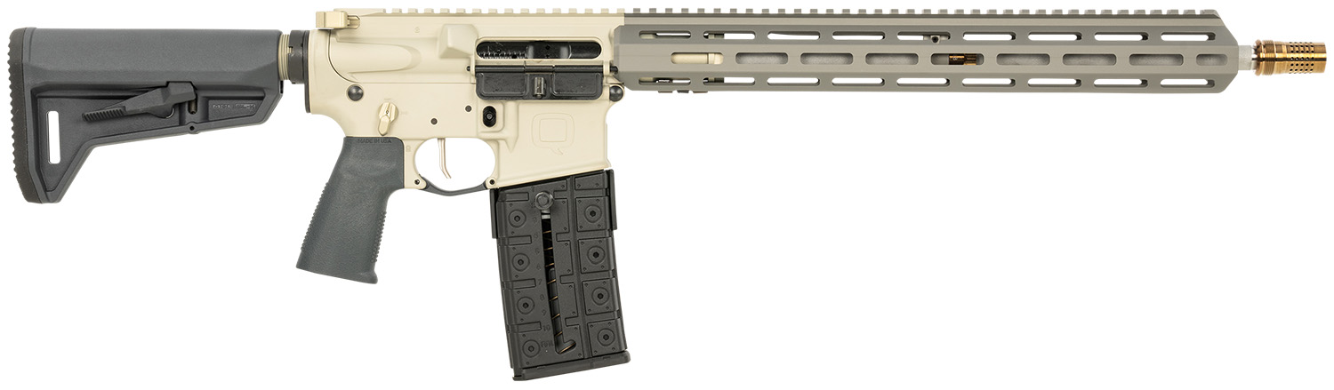 Q LLC SW55616INRIFLECALI Sugar Weasel *CA Compliant 223 Rem/5.56 NATO 10+1 16" Gray Threaded Barrel, Flat Dark Earth 15" M-LOK Handguard, Gray Synthetic Magpul SL-K Stock, California Paddle Grip