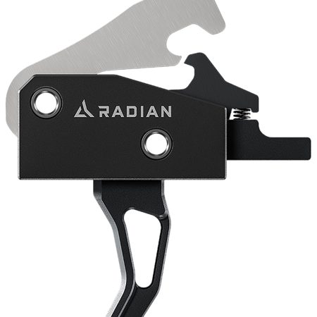 Radian Weapons ACC001 Vertex  Single-Stage, Curved Face, 3.50-4 lbs, Black, Fits AR-Platform