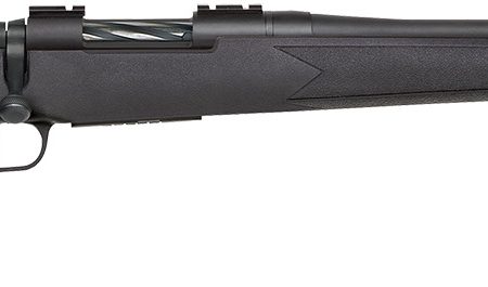 Mossberg 28175 Patriot  Full Size 400 Legend 4+1 20" Matte Blued Threaded Barrel, Matte Blued Drilled & Tapped Stainless Steel Receiver, Fixed Black Synthetic Stock, Right Hand
