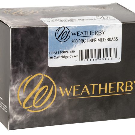 Weatherby BRASS300PCT50 Unprimed Cases  300PRC Rifle Brass 50/Box