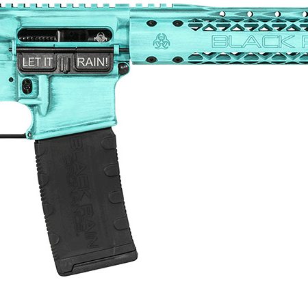 Black Rain Ordnance BROFUSIONTBB Spec15 Fusion 5.56x45mm NATO 30+1 16", Tiffany Blue, 12" M-LOK, MFT EPG16 Grip/Minimalist Stock