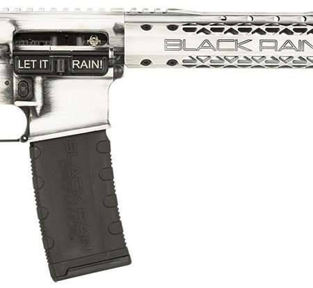 Black Rain Ordnance BROFUSIONWB Spec15 Fusion 5.56x45mm NATO 30+1 16", White Battleworn, 12" M-LOK, MFT EPG16 Grip/Minimalist Stock