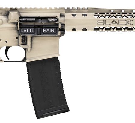 Black Rain Ordnance BROWTPLSB Spec 15+ We The People 5.56x45mm NATO 30+1 16", Light Sand Battleworn with Deep Engraving, 15" Slim M-LOK, Magpul Grip/Carbine Stock, Castle Flash Hider