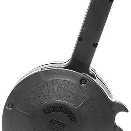 Kci Usa Inc KCIMZ027 Glock  50rd Drum 9mm Luger Black Polymer Fits Double Stack Glock