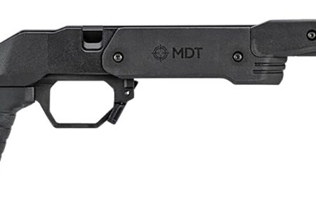 Mdt Sporting Goods Inc 105524BLK XRS Chassis Black Aluminum Core with Polymer Panels, Adj. Cheekrest, M-LOK Forend, Interchangeable Grips, Fits Tikka T1X
