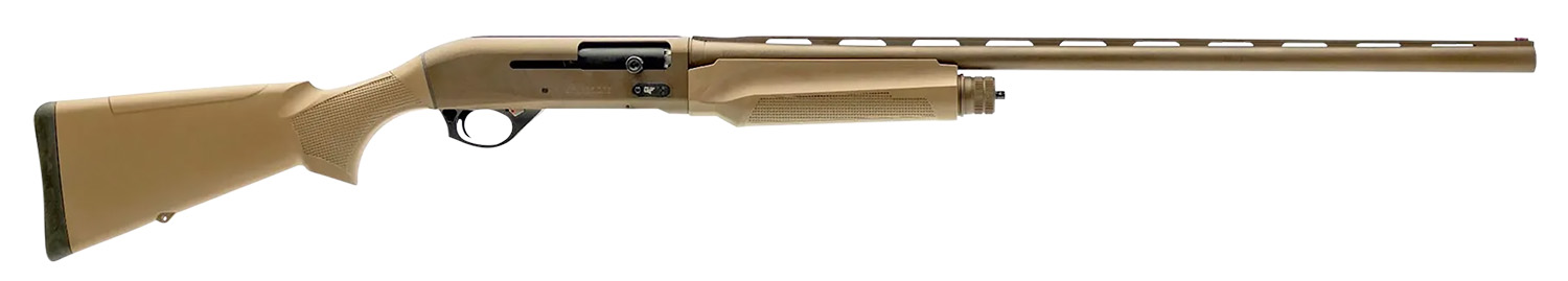 Gforce Arms GFONE1228MF One Full Size 12 Gauge Semi-Auto 3" 3+1/10+1 28" Flat Dark Earth Vent Rib Barrel, Flat Dark Earth Receiver, Fixed Flat Dark Earth Cerakote Synthetic Stock