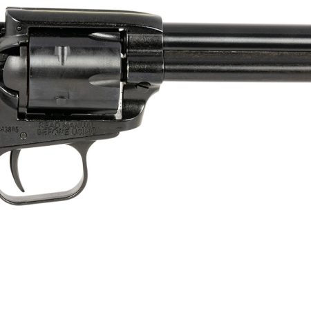 Heritage Mfg RR22B6PGHOL Rough Rider  22 LR 6 Shot, 6.50" Black Oxide Steel Barrel, Black Oxide Zinc Alloy Frame, Black Oxide Cylinder, Black Polymer Grip, Exposed Hammer