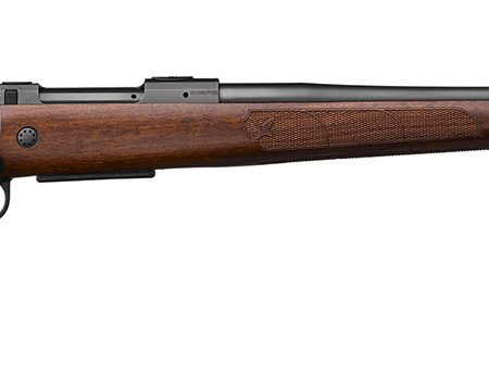 CZ-USA 07713 CZ 600 American ST2 6.5 Creedmoor 5+1 24" Threaded, Black Barrel/Rec, Walnut Stock, Adj. Trigger
