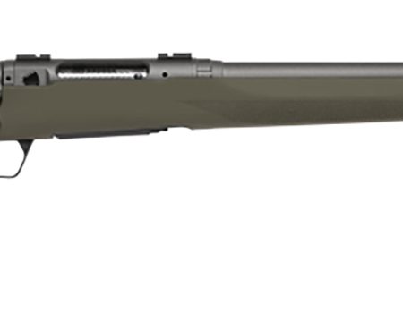 Savage Arms 58040 110 Trail Hunter 300 WSM 2+1 24" Threaded/Medium Heavy Profile, Tungsten Gray Cerakote Barrel/Rec, OD Green Hogue Overmold Stock, Adj. AccuTrigger, Weaver Base