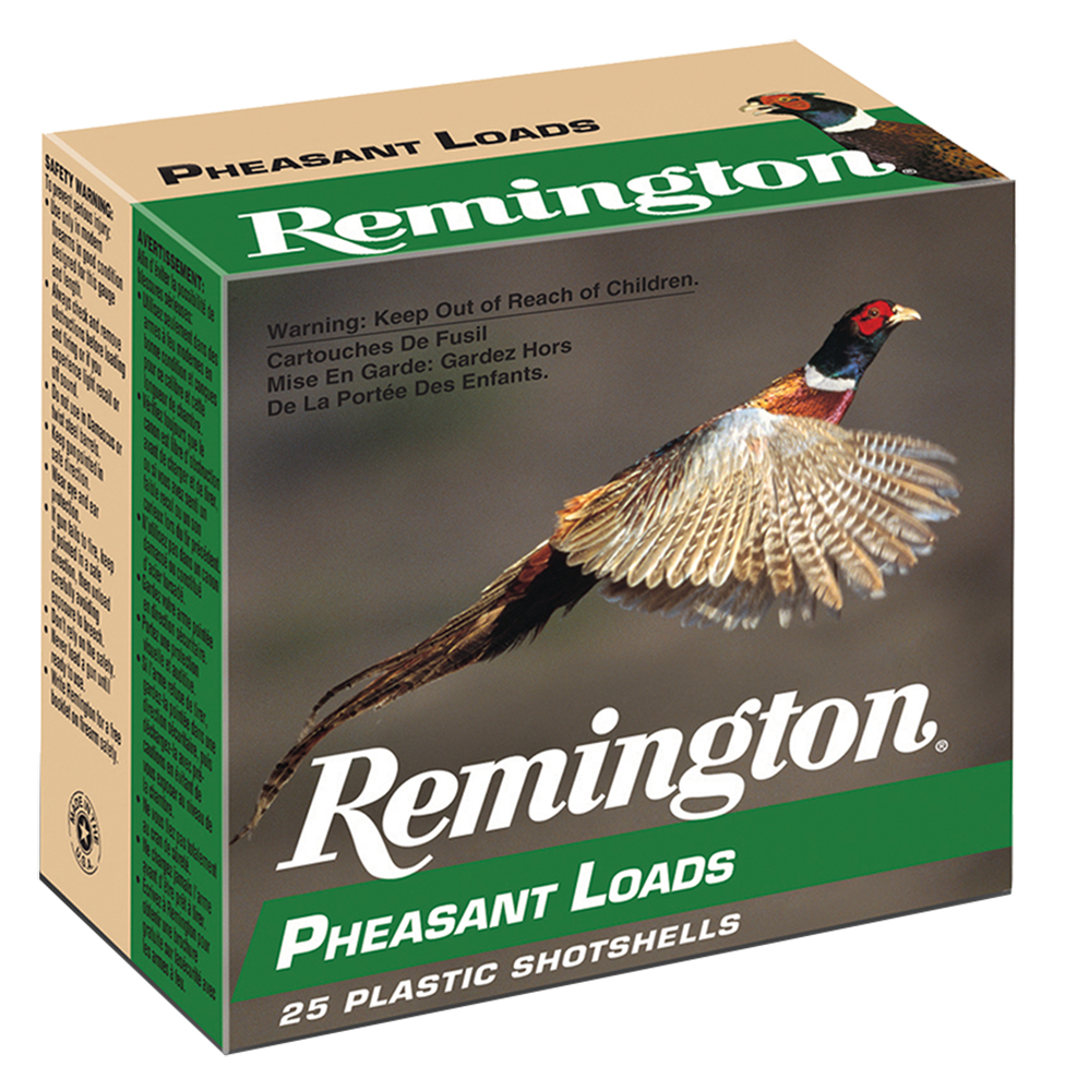 Remington Ammunition 20046 Pheasant 12Gauge 2.75" 1 1/4oz 4Shot 25 Per Box/10 Case