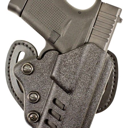 DeSantis Gunhide 042KAB2Z0 Facilitator  OWB Black Kydex Belt Slide Fits Glock 17/17 Gen5/22/31/47 Right Hand