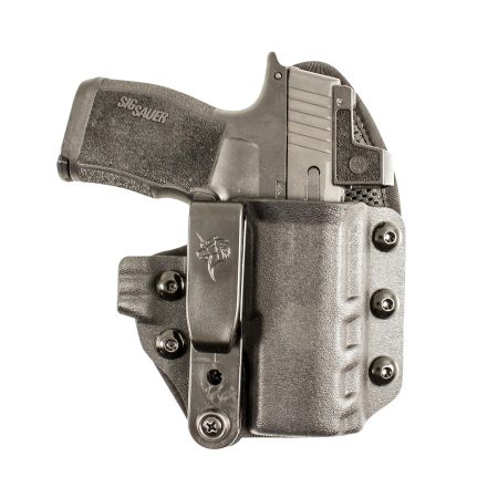 DeSantis Gunhide 206KA6VZ0 Uni-Tuk IWB Black Kydex Belt Clip Fits Glock 19/19X/19 Gen5/23/32/45 Right Hand