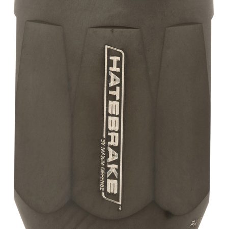 Maxim Defense MXM47709 Hate Brake 30 Cal (7.62mm), 5/8"-24 tpi, 1.50" D Black DLC Stainless Steel