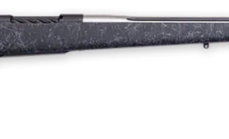 Weatherby MAM01N7MMPR8B Mark V Accumark 7mm PRC 3+1 24" Threaded/Fluted Stainless Barrel, Graphite Black Rec, Gray Webbed Black Monte Carlo Stock, Accubrake Muzzle Brake, Adj. TriggerTech Trigger