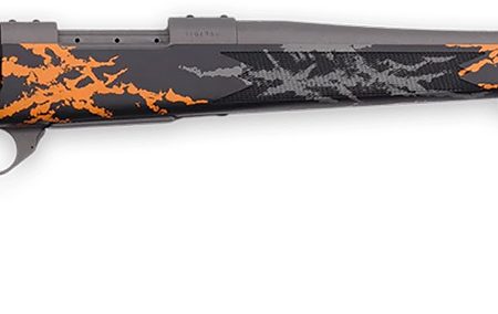 Weatherby VYH308NR2B Vanguard Compact Hunter 308 Win 5+1 20", Tungsten Gray Barrel/Rec, Black w/Gray & Orange Sponge Accents Monte Carlo Stock, Accubrake Muzzle Brake