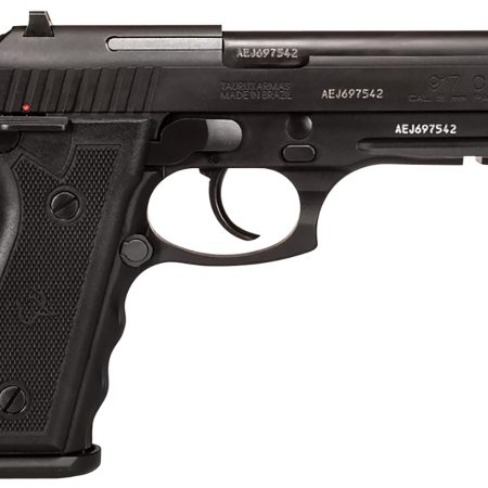 Taurus 1-917C41 917C  Full Size Frame 9mm Luger 18+1 4.30" Matte Black Steel Barrel, Serrated Steel Slide, Black Anodized Aluminum Frame w/Beavertail & Picatinny Rail, Black Target Grip, Ambidextrous