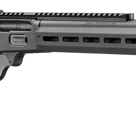 Marlin 70901 1895 Dark 45-70 Gov 5+1 16.17" Threaded, Black, M-Lok Handguard, Synthetic Stock with Cheek Riser & M-Lok Slots, Muzzle Brake, Adj Ghost Ring/Fiber Optic Sights, Optics Mount