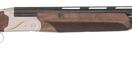 TriStar 33142 Trinity II LT Full Size 16 Gauge Break Open 2.75" 2rd 28" Black Over/Under Vent Rib Barrel, Engraved Silver Aluminum Receiver, Fixed Turkish Walnut Stock, Right Hand