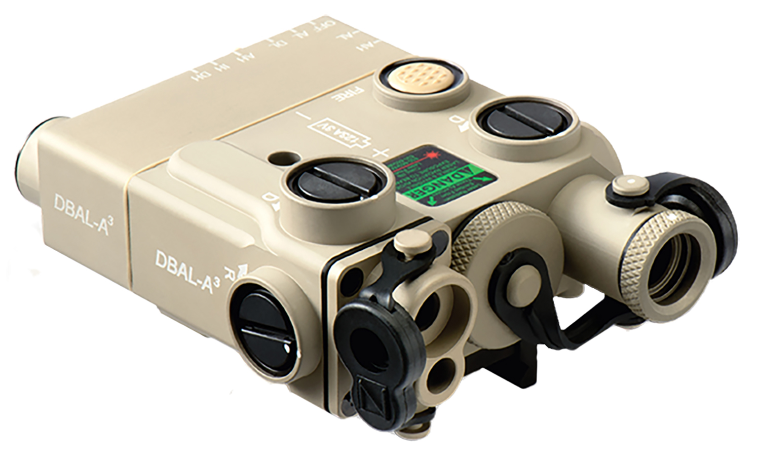 Steiner 9009 DBAL-A3 Green Laser, Desert Sand ,Picatinny Rail/QR HT Mount