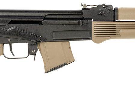 Arsenal SAM7R-62FDEM SAM7R 7.62x39mm 10+1 16.25" Black Chrome Lined Steel Barrel, Black Steel Receiver, Fixed Flat Dark Earth Synthetic Stock & Polymer Grip