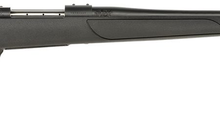 Weatherby VTX7MMRR4T Vanguard Obsidian Full Size 7mm Rem 3+1 24" Blued #2 Contour Threaded Barrel, Blued Drilled & Tapped Steel Receiver, Black Monte Carlo Synthetic Stock