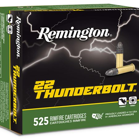 Remington Ammunition R21271 Thunderbolt Bulk 22LR 40gr Lead Round Nose 525 Per Box/12 Case