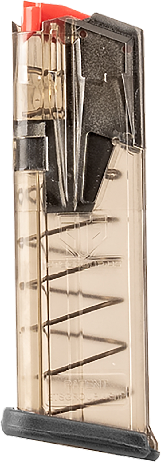 ETS Group OMGGLK19 Omega 15rd 9mm Compatible w Glock 19 Gen1-5 Translucent Smoke