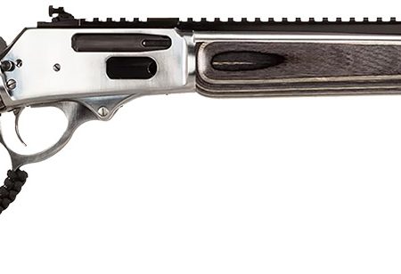 Rossi 953030209LW R95  30-30 Win 5+1 20" Stainless Steel Barrel, Matte Stainless Picatinny Rail Steel Receiver, Gray Fixed Laminate Stock