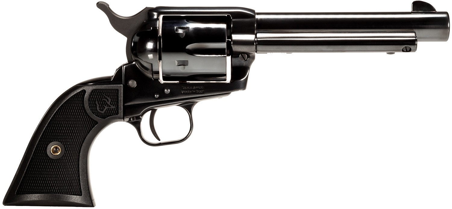 Taurus 2-D4551 Deputy Medium Frame 45 Colt (LC) 6rd 5.50" Polished Black Steel Barrel, Cylinder & Steel Frame, Black Polymer Grip, Transfer Bar Safety