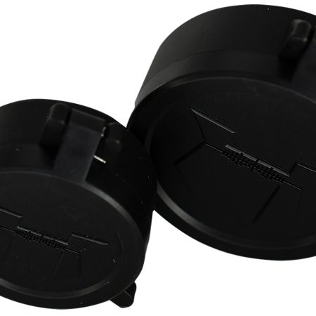 Huskemaw Optics 20SFC416 Blue Diamond Flip-Up Lens Caps Black Rubber 42mm Objective, Compatible w/Blue Diamond 4-16x42mm