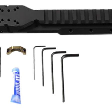 Samson 030026501 Hannibal Rail for Ruger Mini-14 or Mini-30 (2008 or Later)  Black Anodized 0 MOA