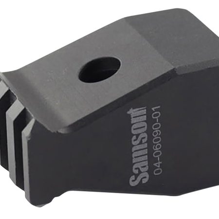 Samson 040609001 Rear Trunnion Stock Adapter  Picatinny Rail, Black Anodized Aluminum, Fits Most AK-Platform