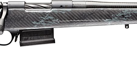 Bergara Rifles B14S751CF B-14 Crest 308 Win 5+1 20" Sniper Gray Cerakote #5 Contour Threaded Barrel, Sniper Gray Cerakote Steel Receiver, Black & Gray Sponge Fixed Carbon Fiber Stock