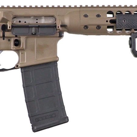 LWRC ICDIR35CK16L Individual Carbine Direct Impingement 350 Legend 5+1 16.10" Threaded, FDE Ambi Rec/M-Lok Handguard, 6 Position Stock, OEM Ultra Combat Grip, Angled Fore Grip